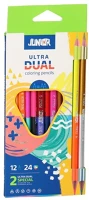 Junior 130215 Színes ceruza  ultra dual háromszög alakú, 12 darabos kép