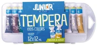 Junior 132002 Tempera  12 x 12 ml kemény dobozos ecsettartóval kép
