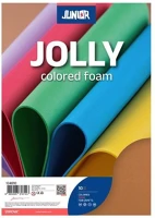 Junior 134027 Kreatív  dekor gumilap a/4, barna,  10 db/csomag kép