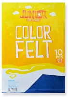 Junior 135050 Kreatív  filc lapok a/4, kék, 10 db/csomag kép