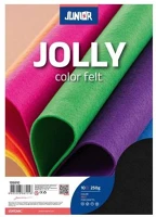 Junior 135070 Kreatív  filc lapok a/4, fekete, 10 db/csomag kép