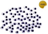 Junior 137093 Kreatív  öntapadós mozgószem, 7mm, 70 db/csomag kép