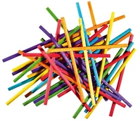 Junior 137241 Kreatív  fa pálcika, vegyes, 100mm, 80 db/csomag kép