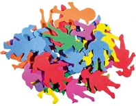 Junior 137303 Kreatív  habszivacs gyerekek 40 db/csomag vegyes színek méretek és formák kép