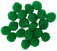 Junior 137462 Kreatív  pompom, zöld, 20mm, 20 db/csomag kép