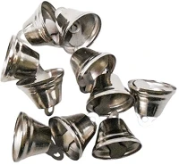 Junior 137704 Kreatív  csengő, ezüst, 26mm, 5 db/csomag kép