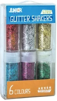 Junior 137882 Kreatív  csillámcsíkok, vegyes, 6 db/csomag kép