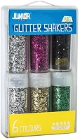 Junior 137883 Kreatív  csillám, nagy szemű, vegyes, 6 db/csomag kép