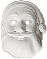 Junior 137960 Kreatív  papír álarc, natúr, télapó kép