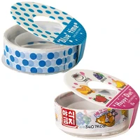 Junior 15MMX2,5 M, 2 Kreatív  ragasztószalag, vegyes mintás, 15mmx2,5 m, 2 db/csomag kép