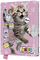 Junior 17.00527 Emlékkönyv  cicás lakattal kép