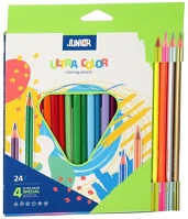 Junior 20+4 Színes ceruza  ultra color háromszög alakú, 20+4 darabos kép