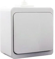 Junior 321349 Anco   falon kívüli ip44 fehér 1 pólusú kapcsoló kép