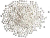 Junior MM, 30 G Kreatív  fehér gyöngy, 8 mm, 30 g kép