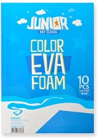 Junior PPP9140-6057 Kreatív  dekor gumilap a/4, kék, 10 db/csomag kép