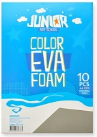 Junior PPP9140-6061 Kreatív  dekor gumilap a/4, szürke, 10 db/csomag kép