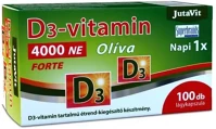 Jutavit D3-VITAMIN 4000NE D3-vitamin 4000ne olíva forte 100db kép