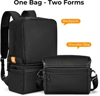 K&f concept KF-13-129 K&f concept collapsible backpack 22l, fotós hátizsák, oldaltáskáva kép