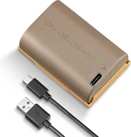 K&f concept KF-28-0022 K&f concept lp-e6nh akkumulátor 2250mah, usb-c csatlakozóval kép