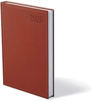 Kalendart 2025 T022 B6 Traditional 2025 t022 b6 napi beosztású bordó határidőnapló kép