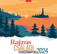 Kalendart 23t9800-011 Kalendart 2023-as t098 rajzos családi tervező falinaptár