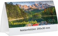 Kalendart 25T662P-00P 2025 t066 fantasztikus tájak álló asztali naptár kép