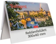 Kalendart 25T663P-00P 2025 t063 budapest álló papír asztali naptár kép
