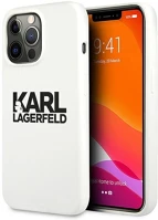 Karl lagerfeld HU3666339029197 Telefontok iphone 13 pro -  stack logo - fehér hátlap tok kép