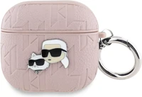 Karl lagerfeld KLA4PGKCPP Monogram karl & choupette head apple airpods 4 tok, rózsaszín kép