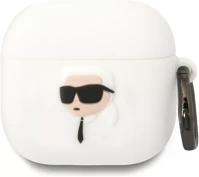Karl lagerfeld KLA4RUNIKH 3d silicone nft apple airpods 4 szilikon tok, fehér kép