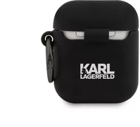 Karl lagerfeld KLACA2SILRSGBK Rue st guillaume silicone apple airpods 1/2 tok, fekete kép