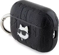 Karl lagerfeld KLAP2PGCHPK Pu embossed choupette head apple airpods pro 2 tok, fekete kép