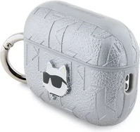 Karl lagerfeld KLAP2PGCHPS Pu embossed choupette head apple airpods pro 2 tok, ezüst kép
