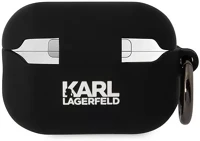 Karl lagerfeld KLAP2RUNKC 3d logo nft karl and choupette silicone apple airpods pro 2 tok, fekete kép
