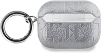 Karl lagerfeld KLAPPGKCPS Pu embossed karl and choupette heads apple airpods pro tok, ezüst kép