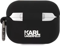 Karl lagerfeld KLAPRUNKC 3d logo nft karl and choupette silicone apple airpods pro tok, fekete kép