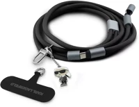 Karl lagerfeld KLCCUCNMSCKIK cbdy ikonik charm usb-c-usb-c töltő-és adatkábel / telefon tartó pánt kép