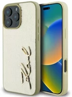Karl lagerfeld KLHCP16XPFMFBKMD Metal signature apple iphone 16 pro max, arany kép
