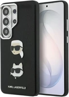 Karl lagerfeld KLHCS26LPSFDHPOK Saffiano double heads metal samsung galaxy s26 ultra tok, fekete kép