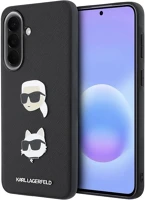 Karl lagerfeld KLHCSA57PSFDHPOK liquid silicone metal karl and choupette samsung galaxy a57 szilikon tok kép