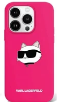 Karl lagerfeld KLHMP16SSCHPPLF Silicone choupette head print apple iphone 16 magsafe kompatibilis tok kép