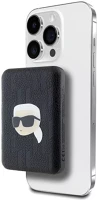 Karl lagerfeld KLPB5FPGKSKIHK embossed karl head magsafe kompatibilis power bank / külső akkumulátor kép
