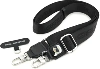 Karl lagerfeld KLUCNKHPSPK Universal crossbody strap karl patch univerzális nyak / vállpánt, fekete kép