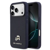 Karl lagerfeld NT3666339610425 saffiano leather - k&c head logo - magsafe kompatibilis kék hátlap tok kép