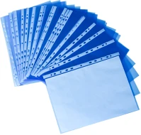 Karton 2-084 Genotherm lefűzhető a4, 50 micron, 25 db/csomag, kék kép