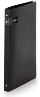 Karton 2-101 Gyűrűskönyv a4, 4 gyűrűs 2cm gerinc pp,  p+p opaline fekete kép