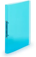 Karton 2-167 Gyűrűskönyv a4, 2 gyűrűs 2cm gerinc áttetsző pp,  p+p lines kék kép