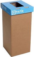 Karton 21.01856 Hulladéktároló  szelektív 20 l papírhoz magyar felirattal kép