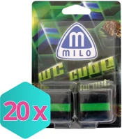 Karton DA503XSZAKK8590338912820 Milo cube wc-kocka tartályhoz fenyő 2x50g  - 20 csomag kép