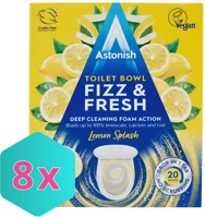 Karton DA503XSZASK5060060212732 Astonish fizz&fresh wc tabletta, citrom 8db/doboz  - 8 db kép